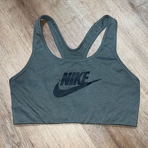 Nike Dri-Fit Classic Grey Racerback Sports Bra